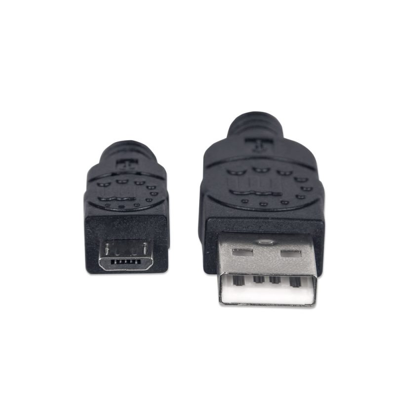 electronica Cables Cable USB – Micro B – Micro USB MANHATTAN 307178 4