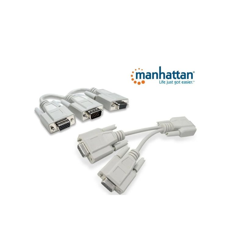 electronica Cables Cable Y para Video MANHATTAN 328302 4