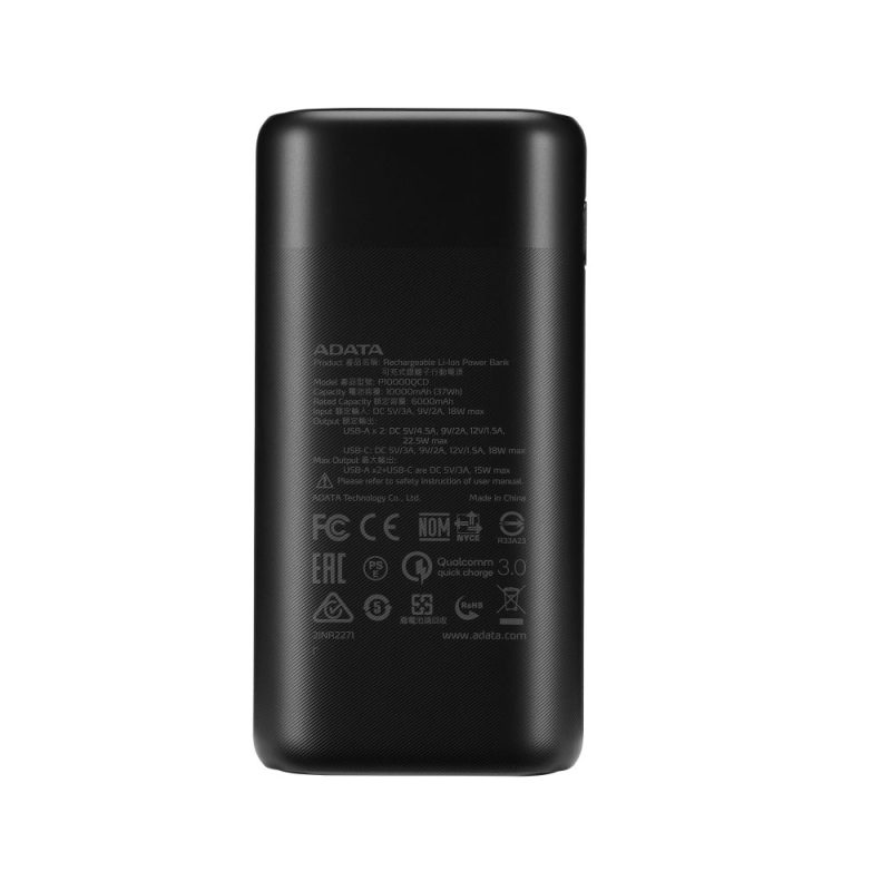 electronica Power Banks PowerBank ADATA AP10000QCD 5