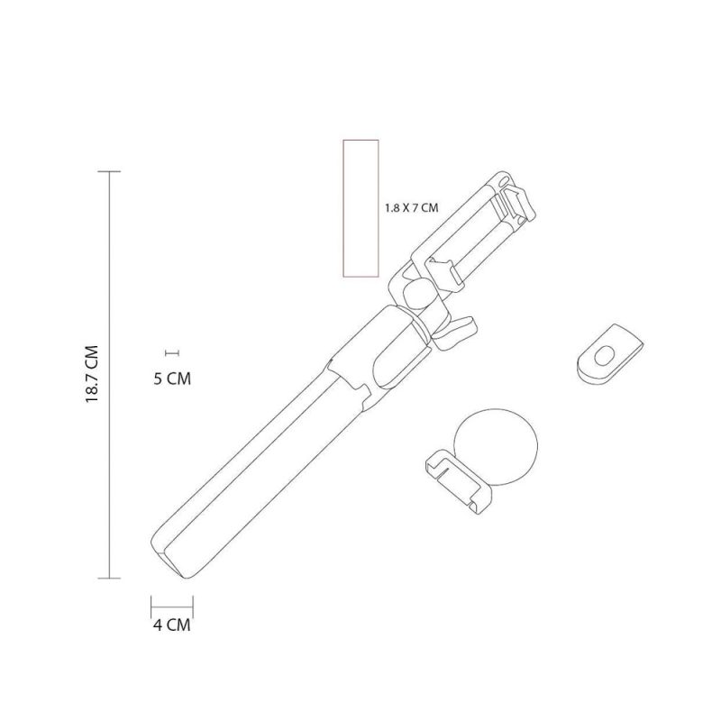 electronica Soportes Selfie Stick Lite 7