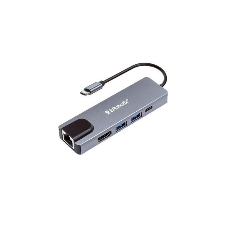 electronica Accesorios Docking Station USB C BROBOTIX 6000694 3