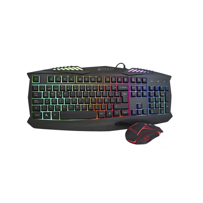 electronica Audio y Video Kit de Teclado y Mouse Gaming Naceb Technology NA-617 3