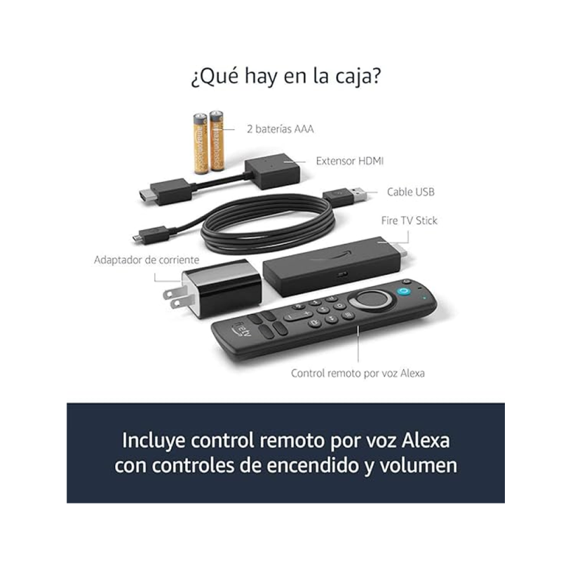 electronica Audio y Video Amazon Fire TV Stick con control remoto 4