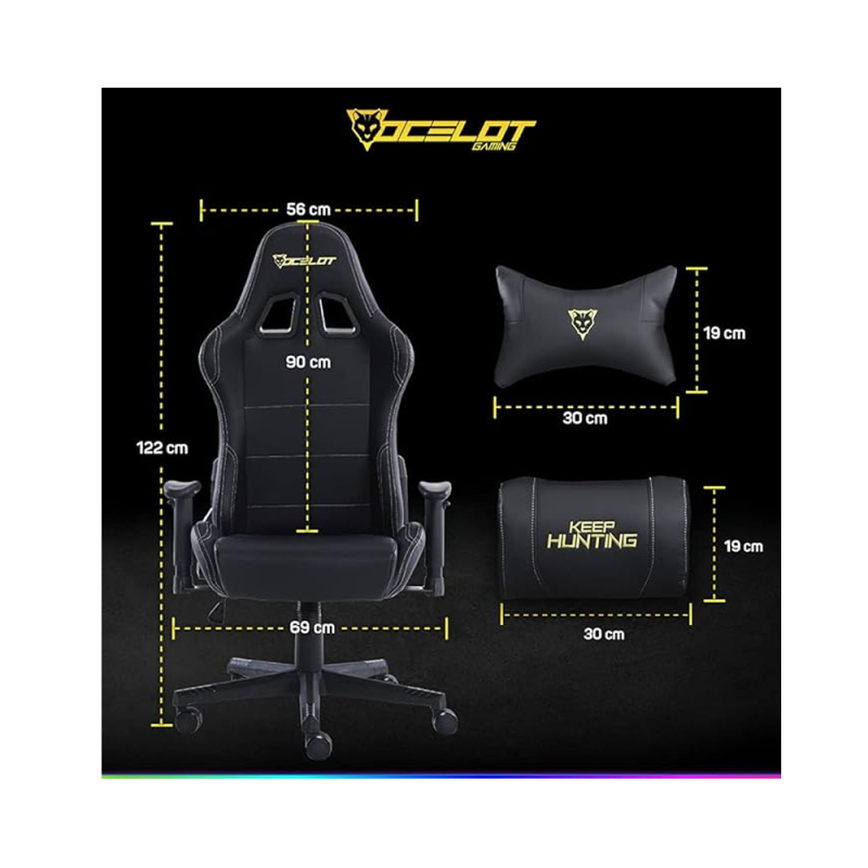 electronica Audio y Video Ocelot Gaming Silla Gamer OGS-01 8